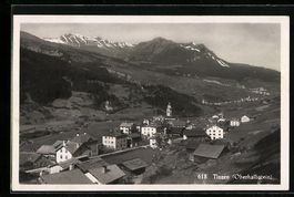 Tinzen /Oberhalbstein, Ortsansicht mit U