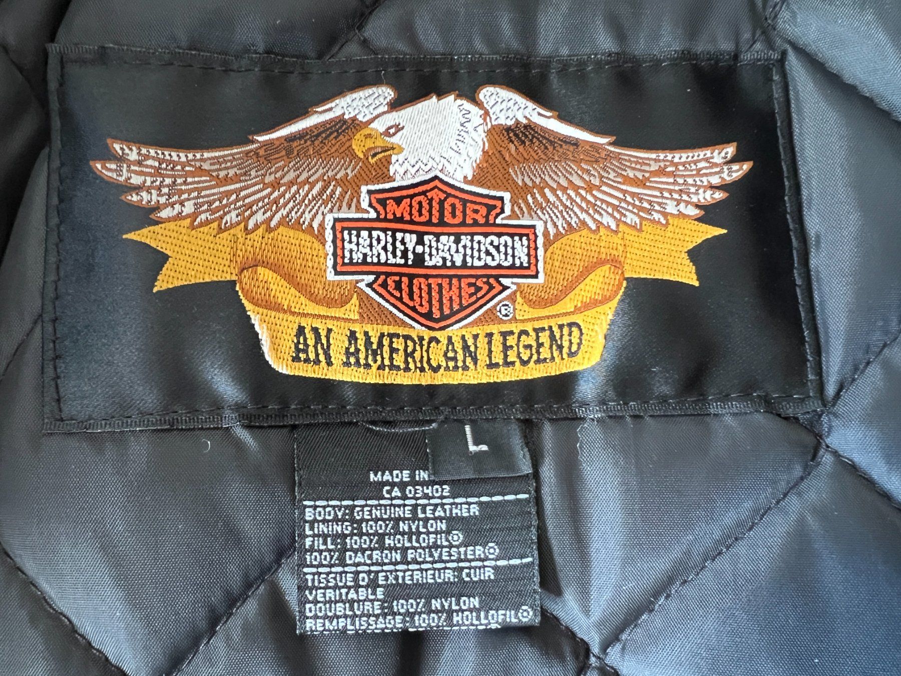 Harley-Davidson Giacche: Harley-Davidson Herrn Lederjacke/ man leather jacket – Usato da Glattbrugg venduto da cyr_2jry 3