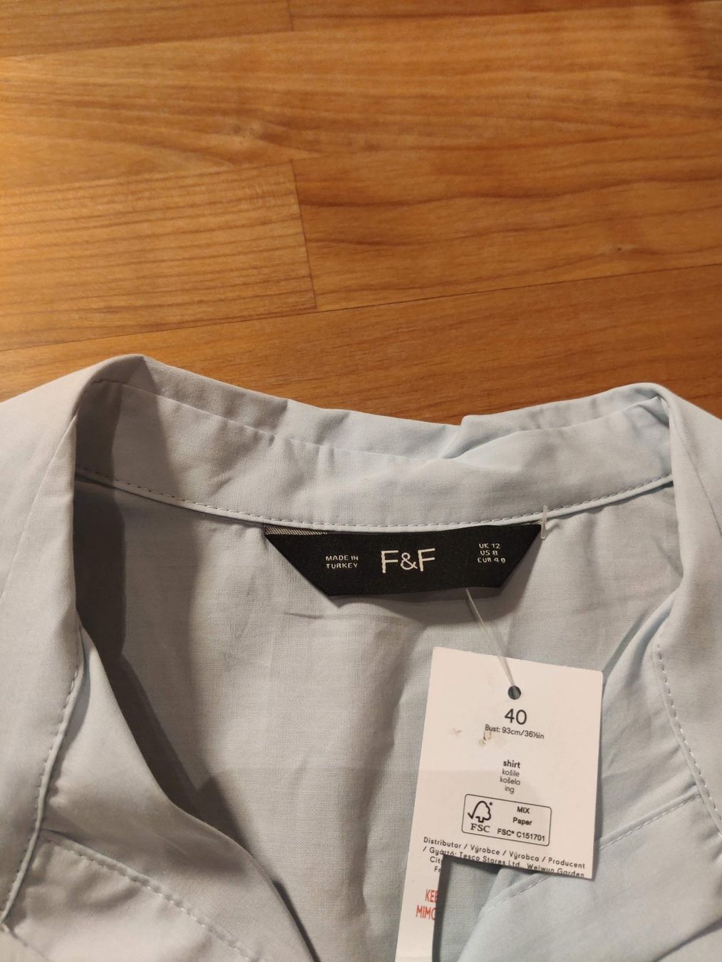 Blusen: Hübsche blaue Bluse, F&F, Gr. 40 – Neu (gemäss Beschreibung) aus Birmensdorf ZH von Nebuliane 2