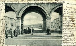 Firenze - Florenz Brücke Arno + 1900