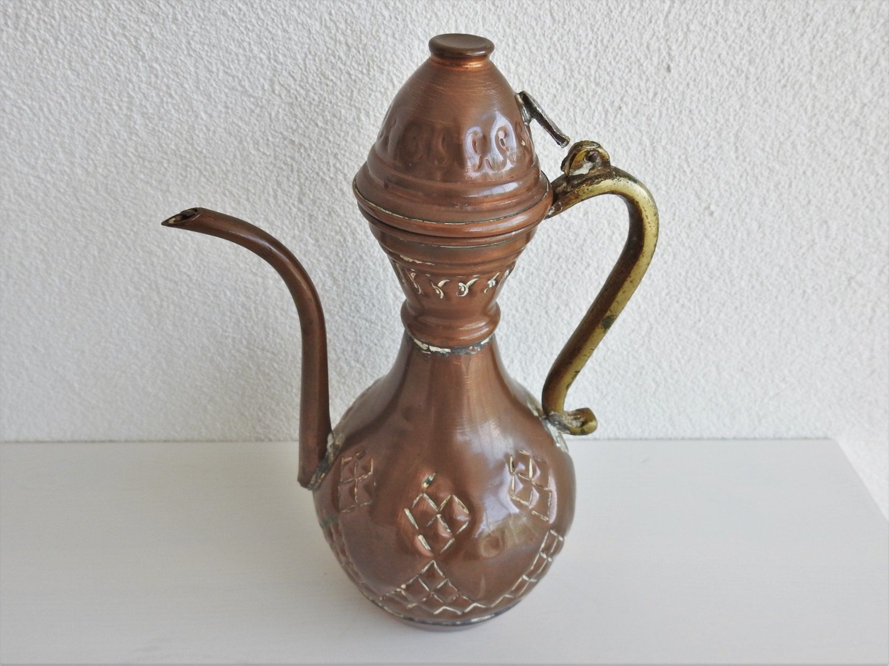 Teiere: alte Teekanne aus Kupfer – Usato da Büttenhardt venduto da LexyMara 1