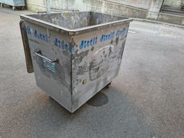 Abfallcontainer / Müllcontainer / aus Metall gebraucht
