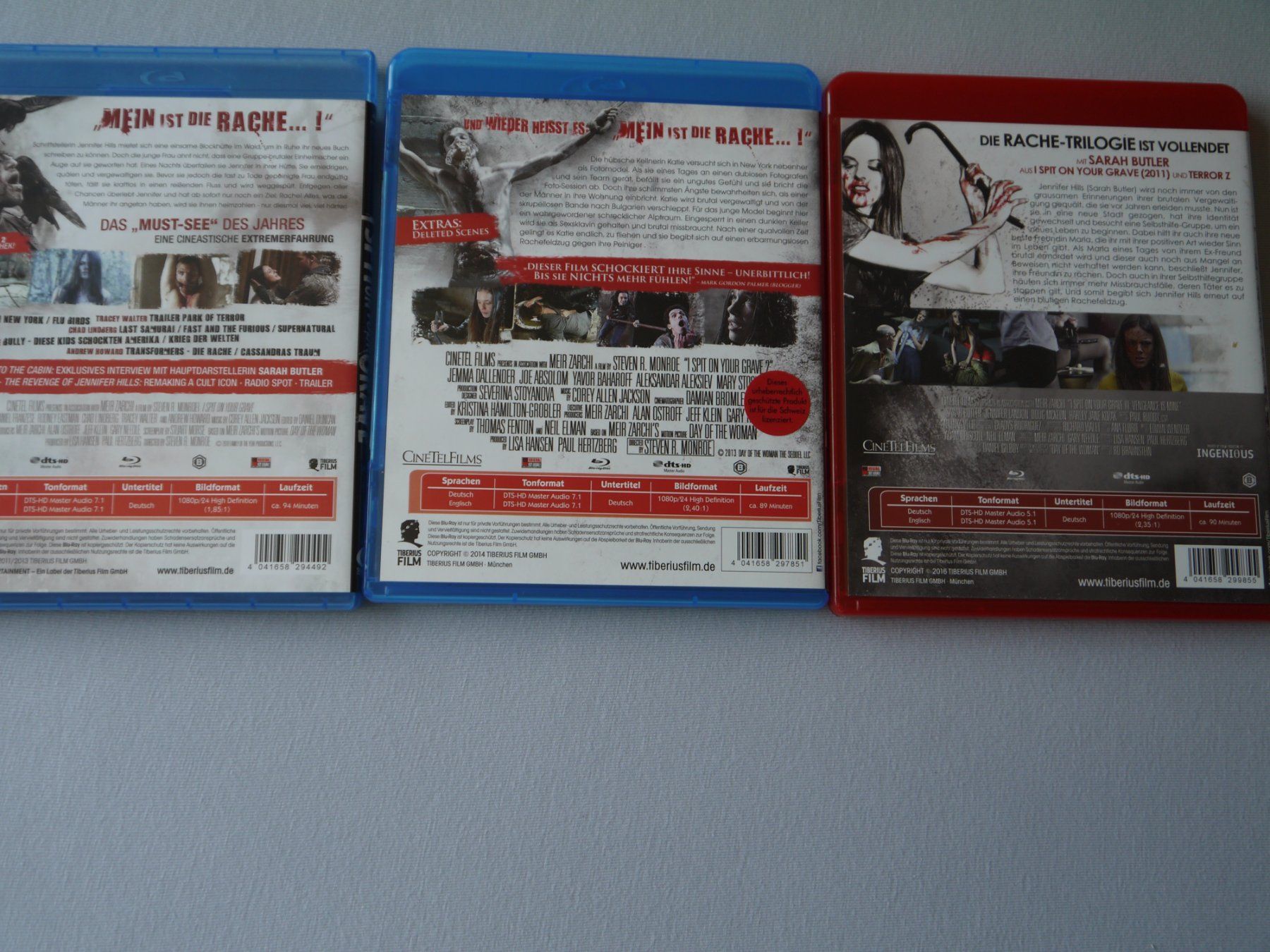 Alle DVDs: I Spit On Your Grave - Trilogie - CUT – Gebraucht aus Hagendorn von Blaf 1
