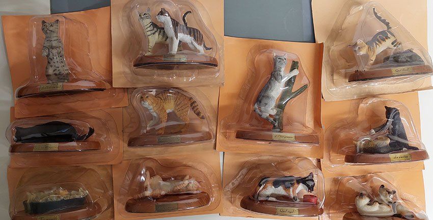 Statuette: lot de 80 figurines de chats Atlas – Nuovo e nell'imballaggio originale da Nyon venduto da tekkboy1968 1