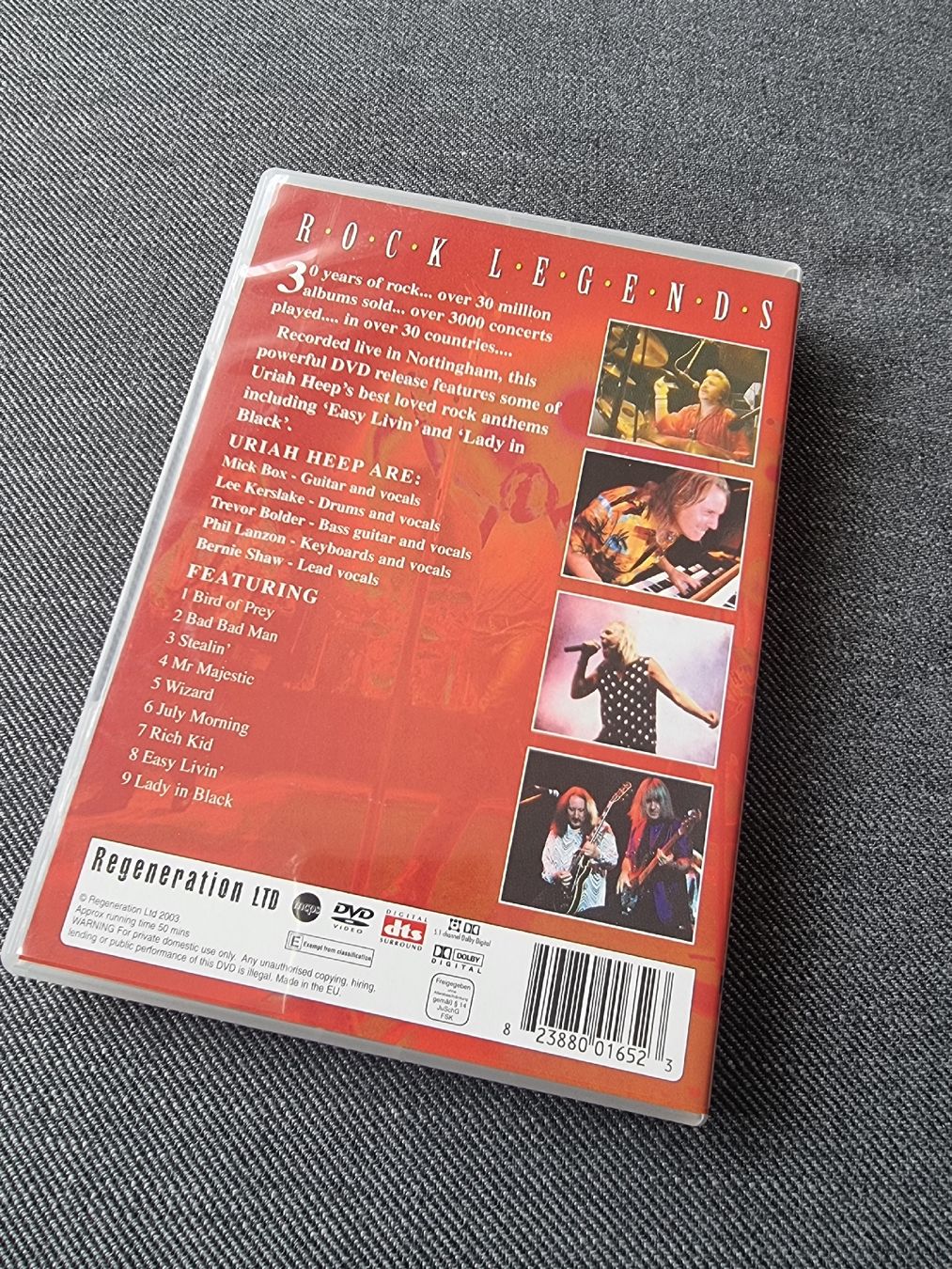 Tutti i DVDs: Uriah Heep - Rock Legends - DVD Konzert – Usato da Trimbach venduto da EyeOfTheTiger 1