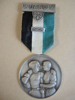 1948 Schützenfest Auszeichnung Medaille Kranz Osts. Armbrust