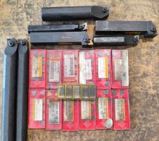 7x Gewindedrehstahl / Wendeplattenhalter inkl. Platten MP020