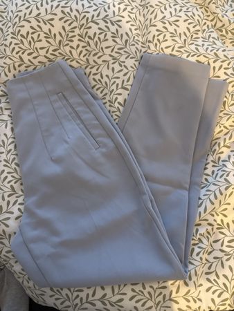 Zara Stoffhose, hellblau, Grösse XS