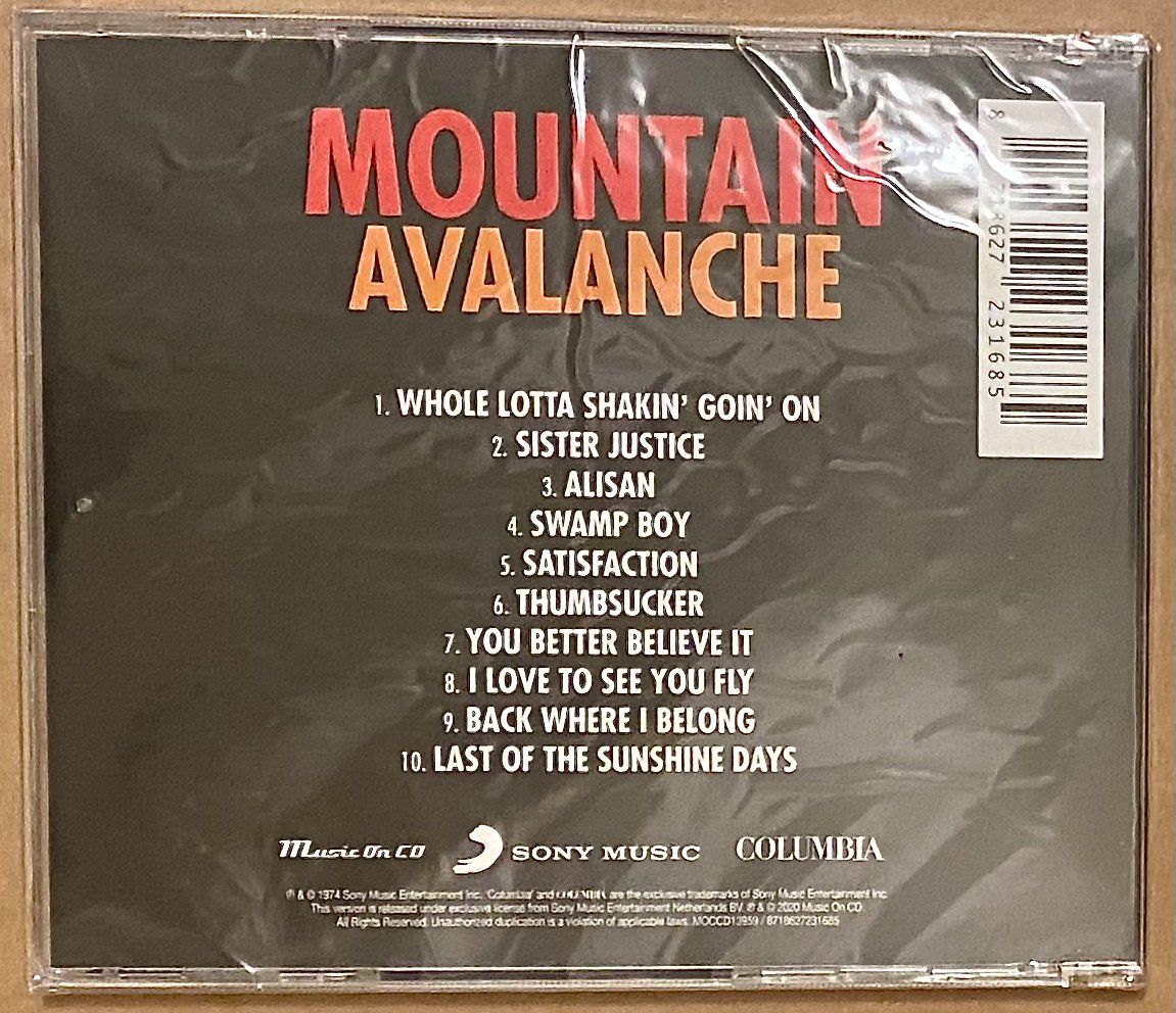 CD: Mountain - Avalanche CD 1974 NEU/OVP – Nuovo e nell'imballaggio originale da Forch venduto da xtcpiemont 1
