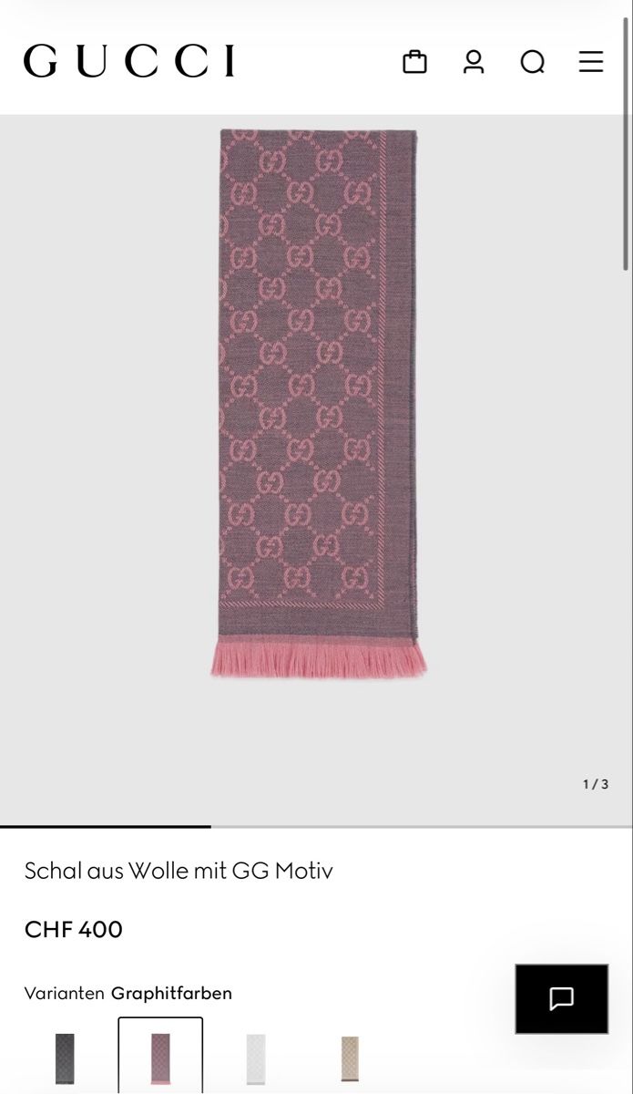 Gucci Foulard & Sciarpe: Gucci Schal – Nuovo (secondo la descrizione) da Liebistorf venduto da Sarahx3 4