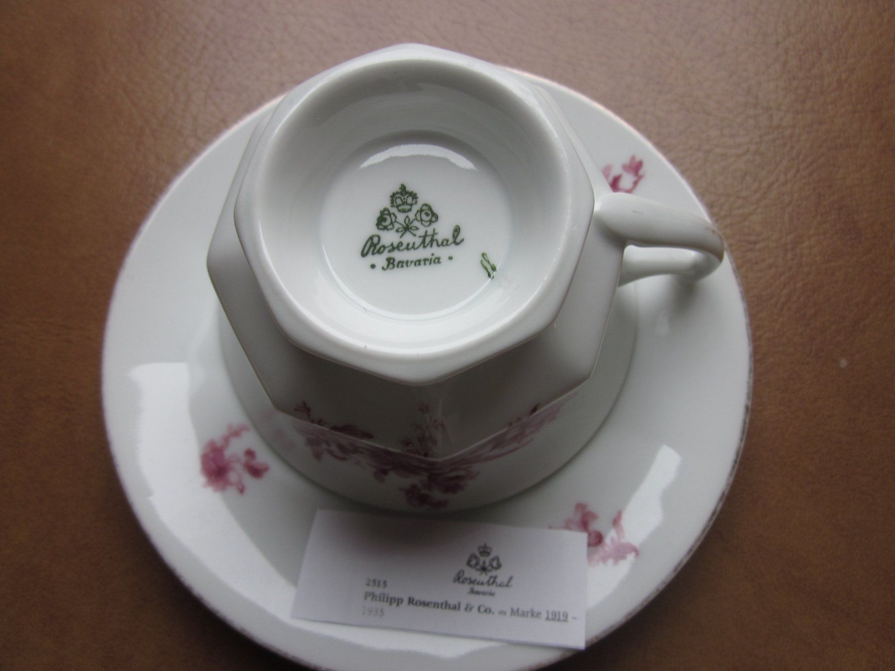Rosenthal Tazze: Edle antike Rosenthalertasse – Nuovo (secondo la descrizione) da Langenthal venduto da Armstuca 3