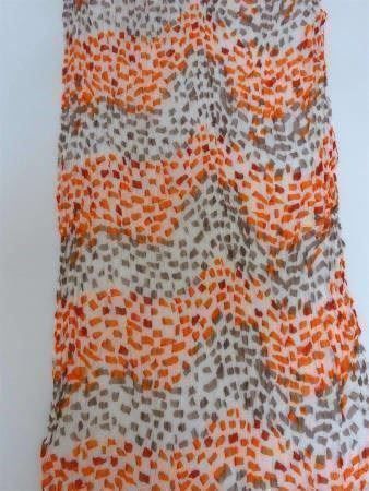 Foulard & Sciarpe: Schal - weiss / orange / rot / beige – Usato da Zofingen venduto da Justizia_01 1