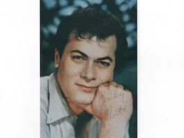 Autogrammfoto von Schauspieler Tony Curtis USA †
