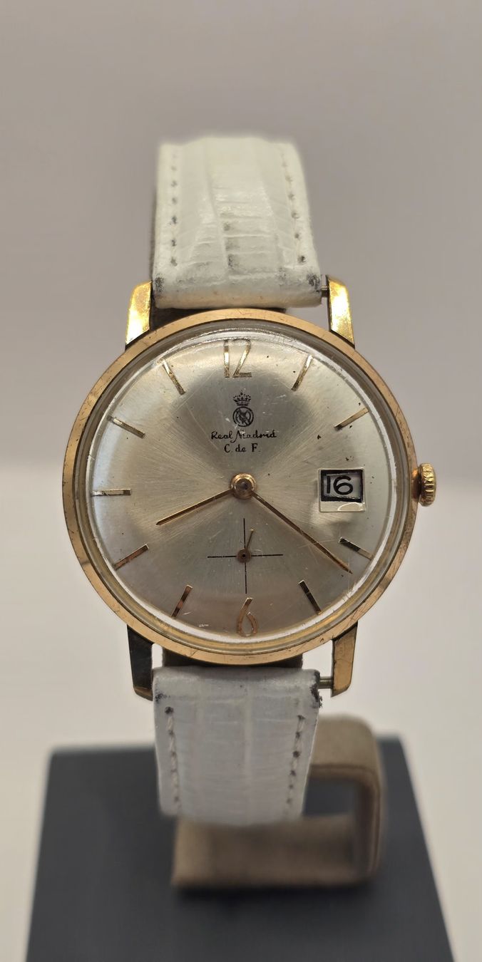 Orologi: Real Madrid C de F Hand-wind Date 34,2mm – Difettoso da Minusio venduto da AGSuhren