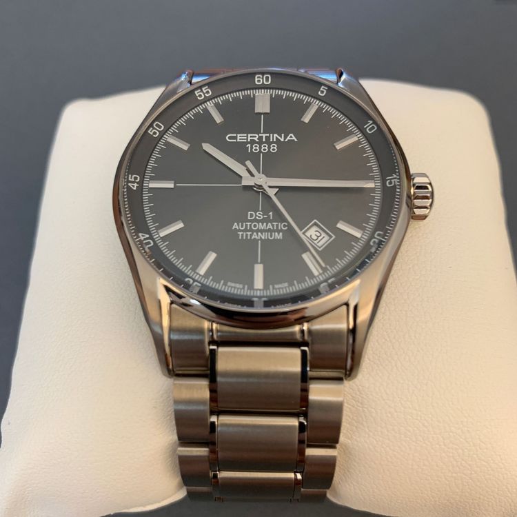 Certina ds 1 automatic titanium hotsell