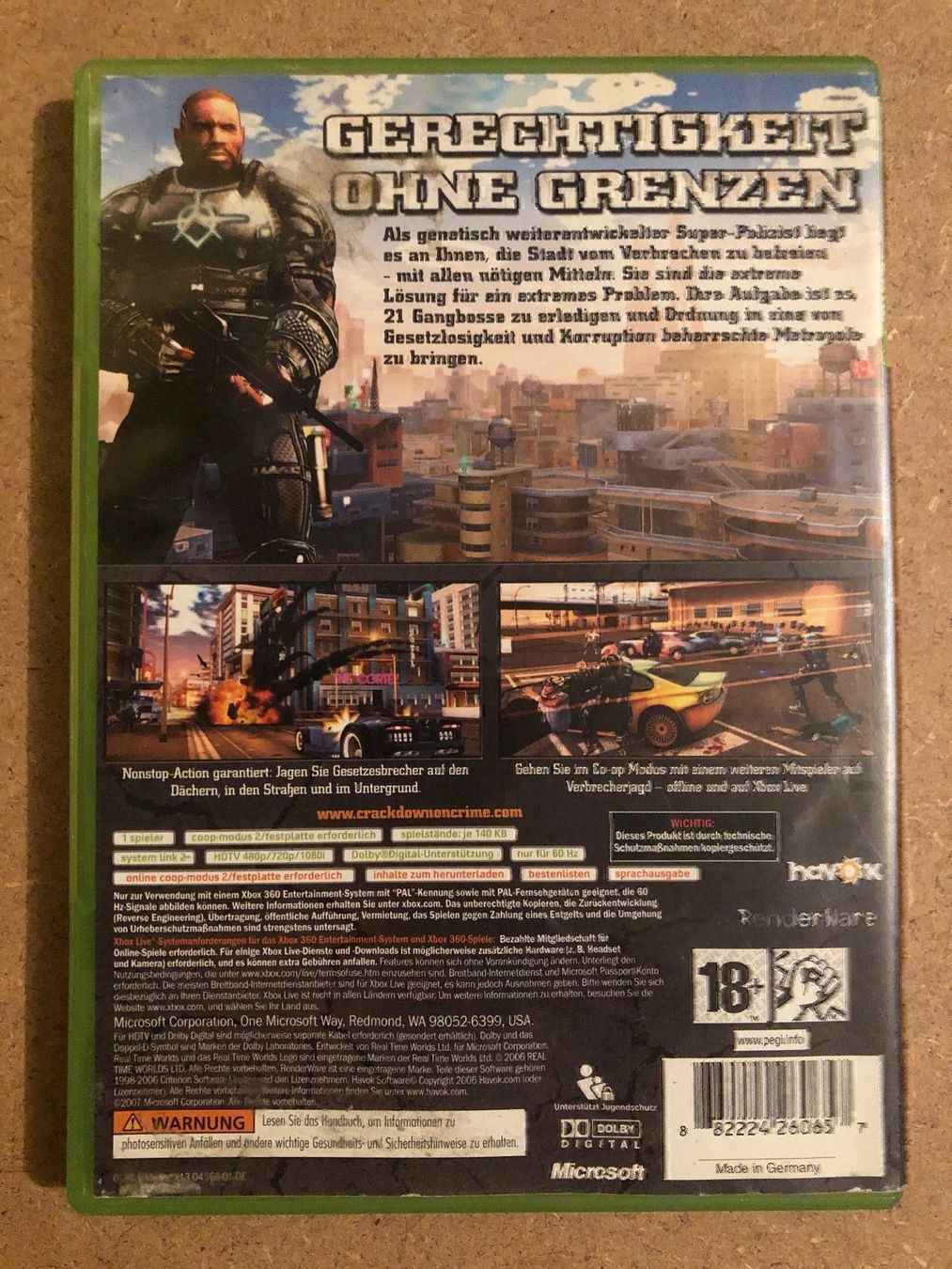 Spiele: Crackdown für Xbox 360 – Gebraucht aus Kestenholz von Mad18 1