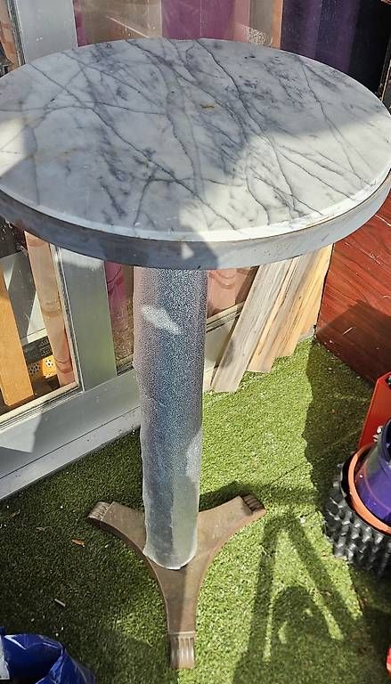 Tavoli: Stehtisch mit Marmorplatte 110 cm hoch 50 cm  – Usato da Frenkendorf venduto da fel_vpj8 2