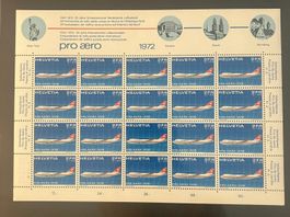 Briefmarken-Block "Pro Aero 1972" ungestempelt, postfrisch