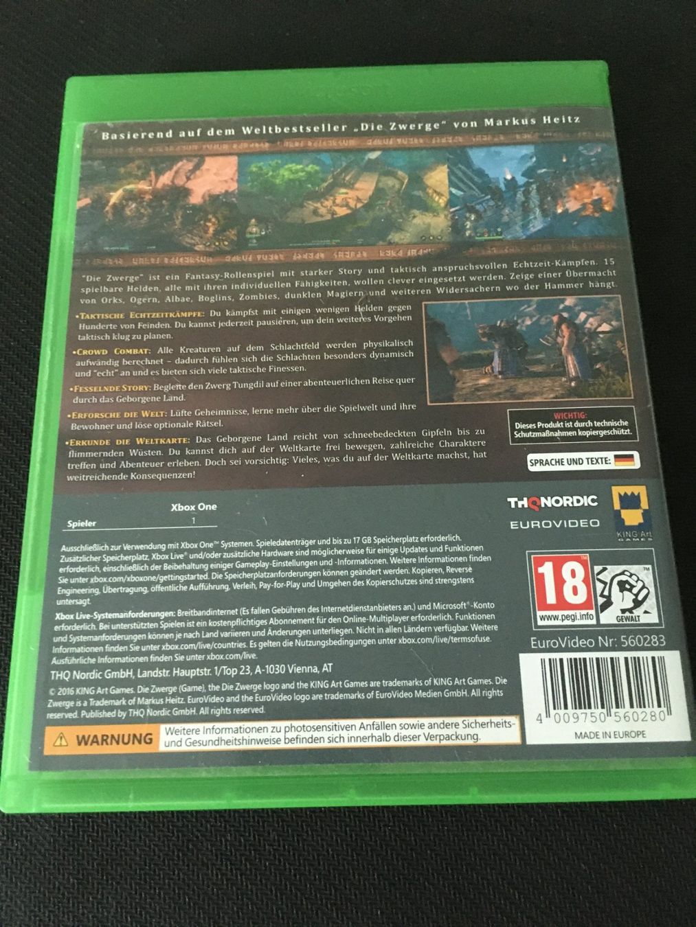Microsoft Spiele: Die Zwerge für Xbox One – Gebraucht aus St.Gallen von sjosjo 1