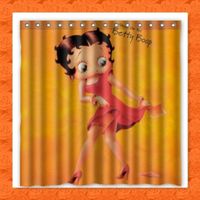 NEU: Betty Boop Cartoon Comic Badvorhang Duschvorhang RAR