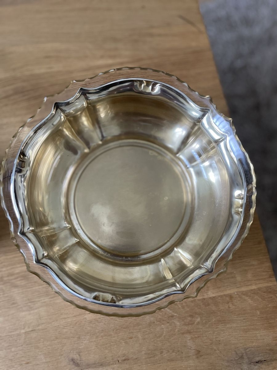 Ciotole: Versilberte Schale, Kristall, 20cm – Usato da Bern venduto da roa80 1
