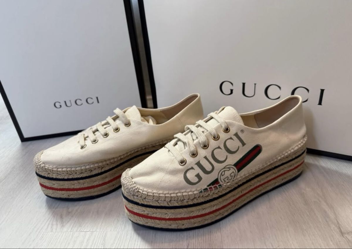 Chaussures femmes: Gucci Espadrilles Damen Plattform  – Neuf (Voir description) à Oberglatt ZH par vabend 2