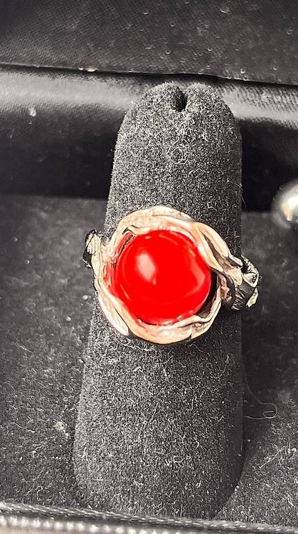 Anelli: Bague Gilbert Albert en or blanc avec billes – Usato da La Rippe venduto da ric_6hh9 1