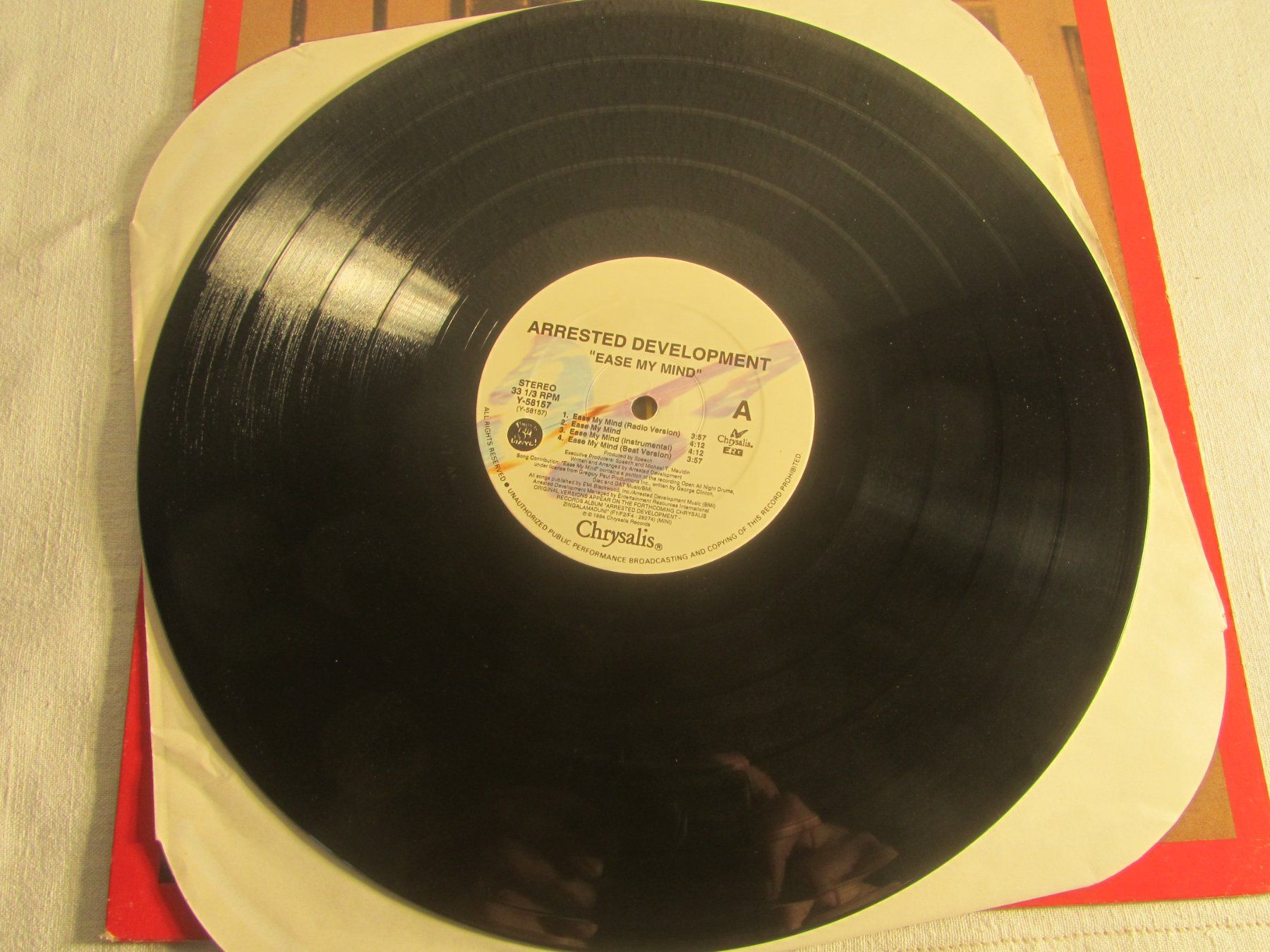 Dischi in vinile: Arrested Development:  Ease My Mind Vinyl 12" – Usato da Seengen venduto da mikelele 1