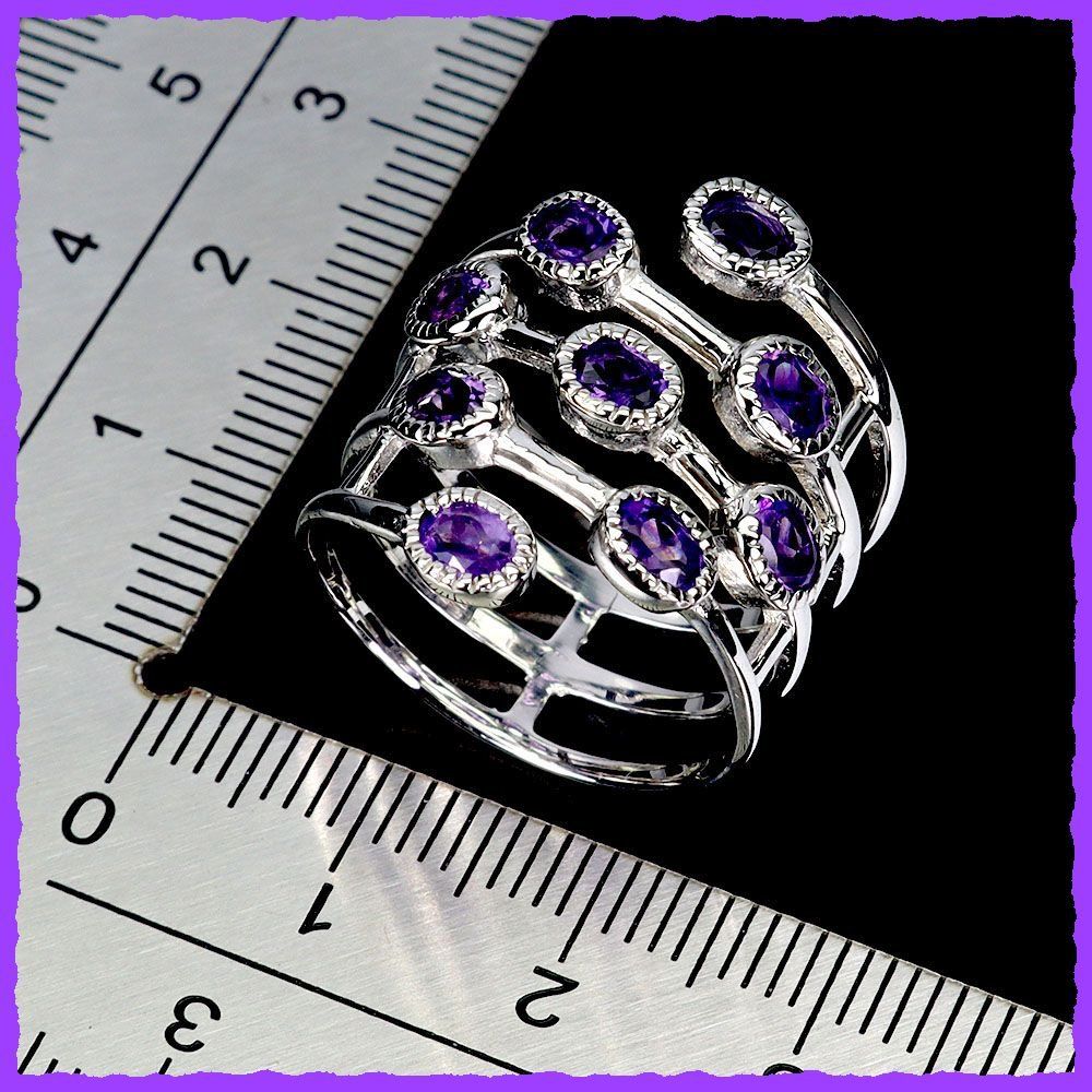 Anelli: AMETHYST, Amethyst Ring 925 Silber – Nuovo e nell'imballaggio originale da Oberglatt ZH venduto da Goldfee1 2