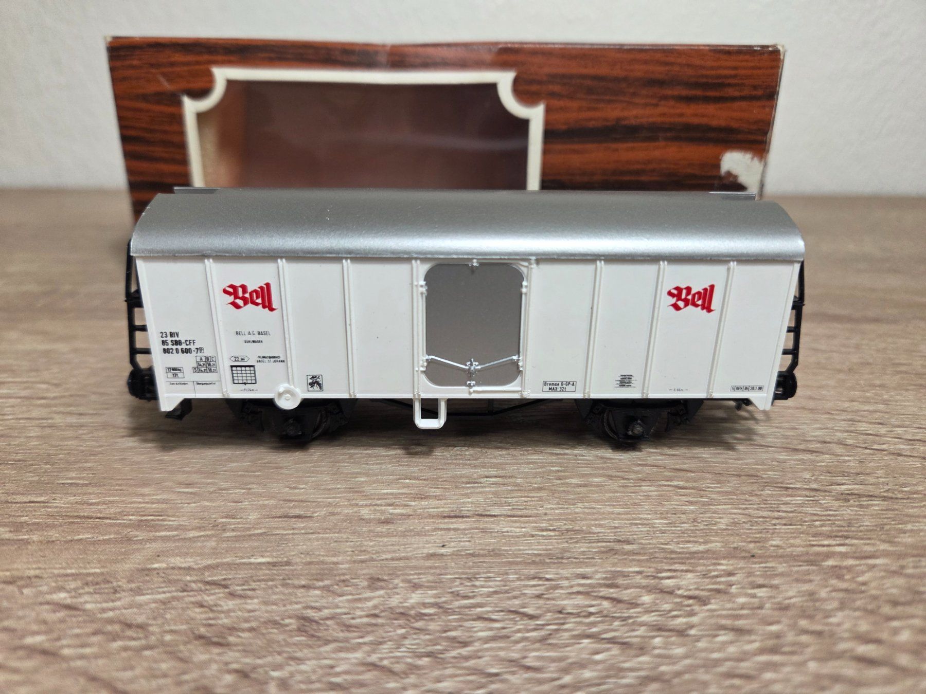 Liliput Modelleisenbahnen: Liliput 221 50 Güterwagen Bell SBB H0 – Gebraucht aus St-Aubin-Sauges von Lo_Go 1