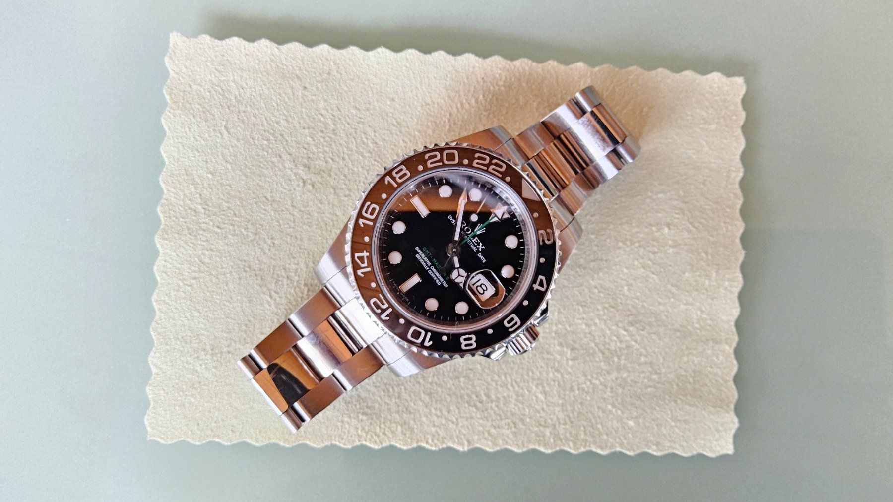 Montre Rolex GMT Master II Full set + facture réf. 116710LN (D'occasion ...