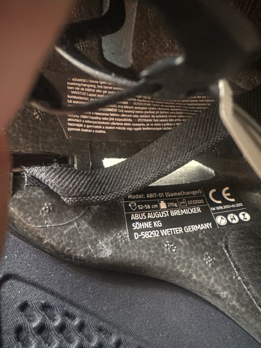 Abus Helme: Velohelm ABUS GameChanger Grösse M 52-58cm schwarz – Neu (gemäss Beschreibung) aus Winkel von magda61 2