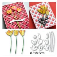 Neues Stanzschablonenset Tulpen