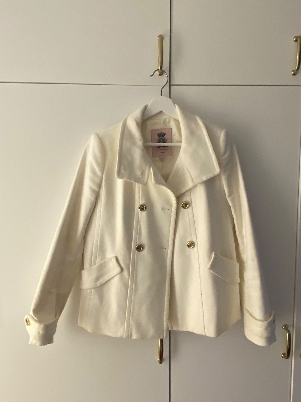 Juicy Couture Cappotti: Juicy couture weisser Halbmantel / Jacke – Nuovo (secondo la descrizione) da Zürich venduto da nadine_elle 2