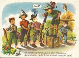 Weisstannen SG Spenden Aktion für das Weisstannental ca.1940
