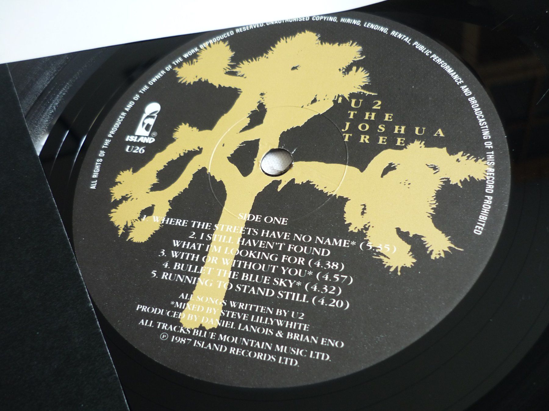 Dischi in vinile: 12" Schallplatte - U2 the joshua tree - Neuwertig – Usato da Beringen venduto da zzRegal 4