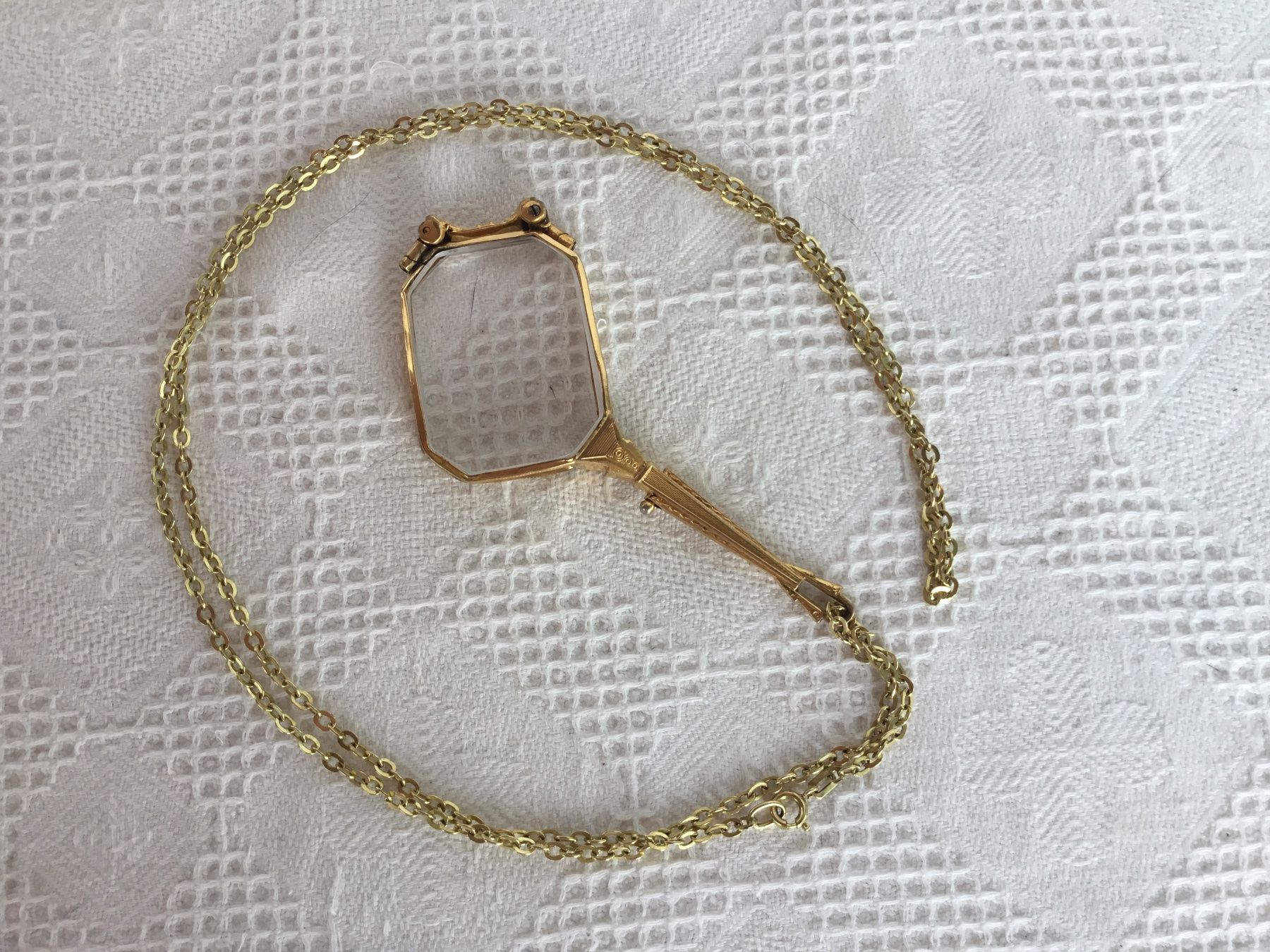 Occhiali & Lenti: Antikes Jugendstil Lorgnon mit Kette – Usato da St. Gallen venduto da chamilla 3