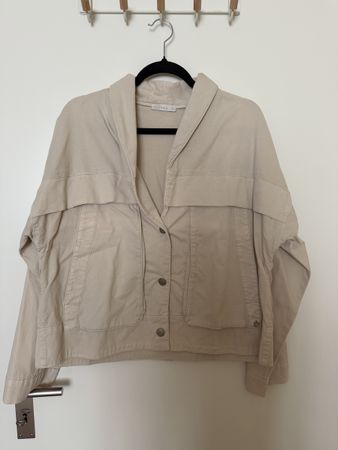 Nile Damen Jacke Beige Grösse L - Übergangsjacke Top!