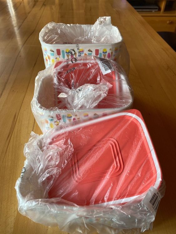 Lot De 2 Boîtes De Conservation Tupperware Optimum 2,1L Et 1,7L - Occasion