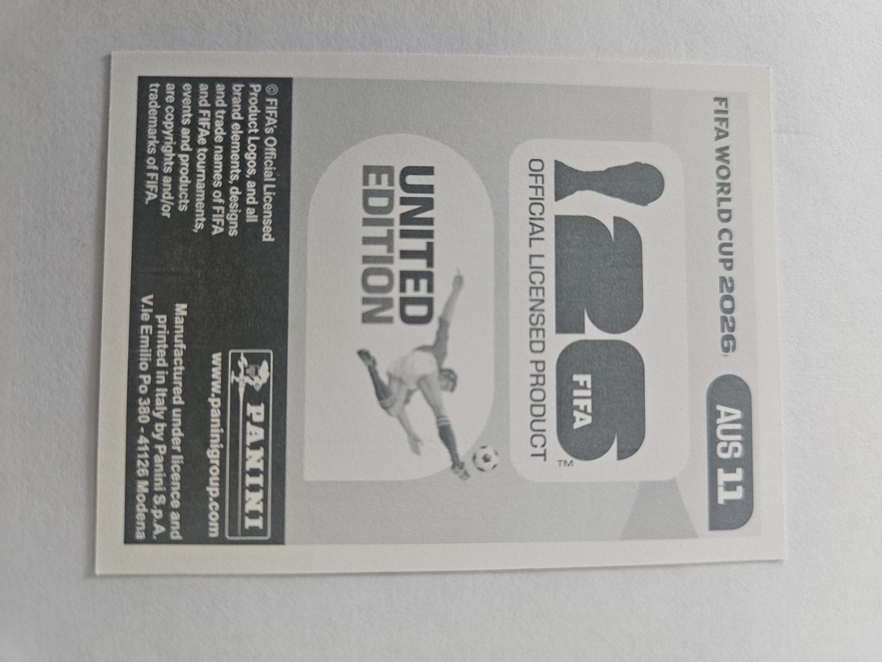 Panini Carte collezionabili: AUS11 – Usato da Würenlingen venduto da Dinli 1