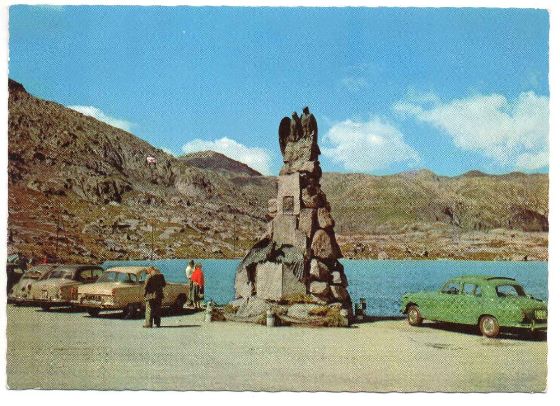 Cartoline postali: GOTTHARD-HOSPIZ mit Fliegerdenkmal, Auto – Nuovo (secondo la descrizione) da Jona venduto da philajona