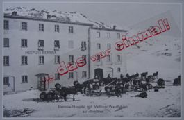 Graubünden Pontresina Hospiz  / Gletscher anno dazumal