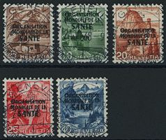 1948 - Genfer Aemter · OMS - Ersttag Voll Stempel ET