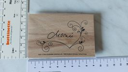 HEYDA Gummistempel "Menü" *NEUWARE*