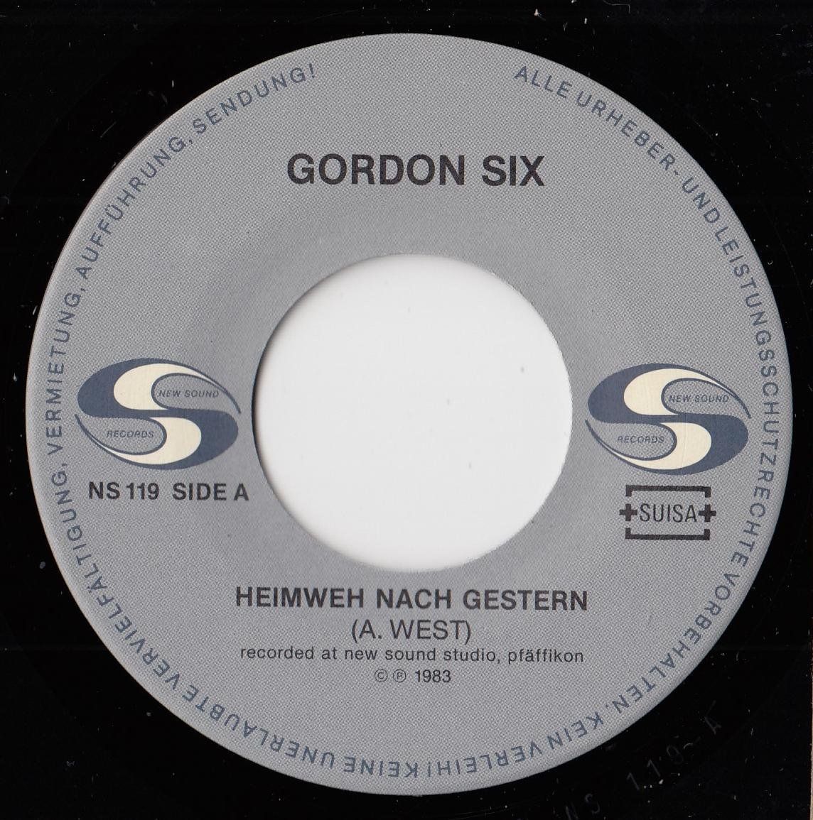 Dischi in vinile: Gordon Six Vinyl Single CH 1983 – Usato da Volketswil venduto da Abcrecords 2
