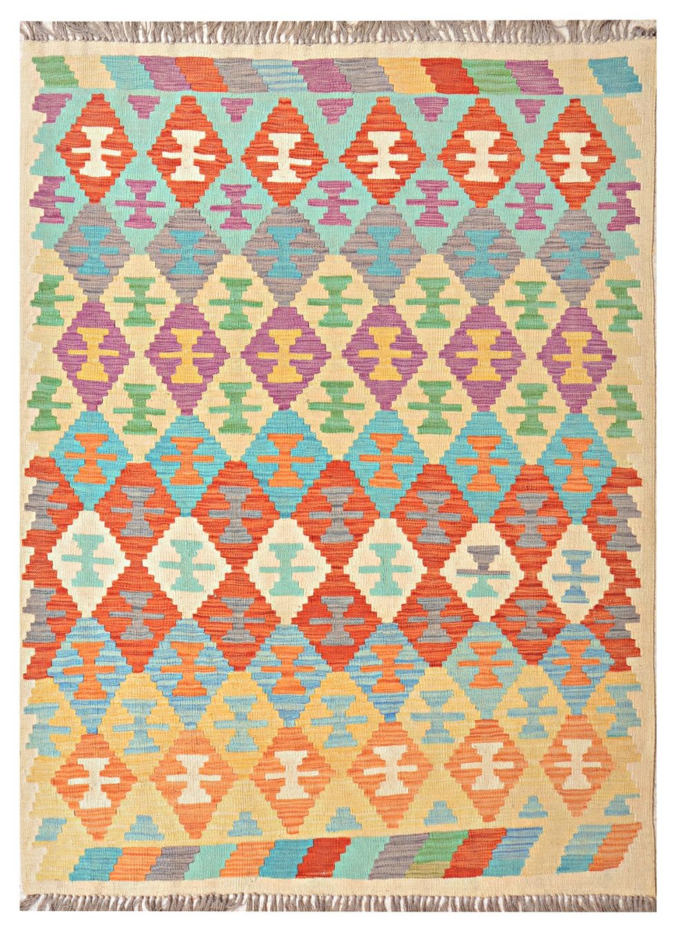 Kelim Tappeti: Oriente Kelim Teppich 150x200 Cm – Nuovo e nell'imballaggio originale da Lahore venduto da Fairways79 4