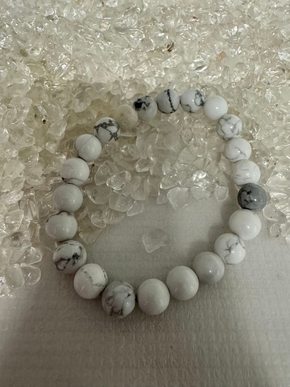 Bracciali & Braccialetti: Armband Howlith – Nuovo (secondo la descrizione) da Biberist venduto da tl-schmuck