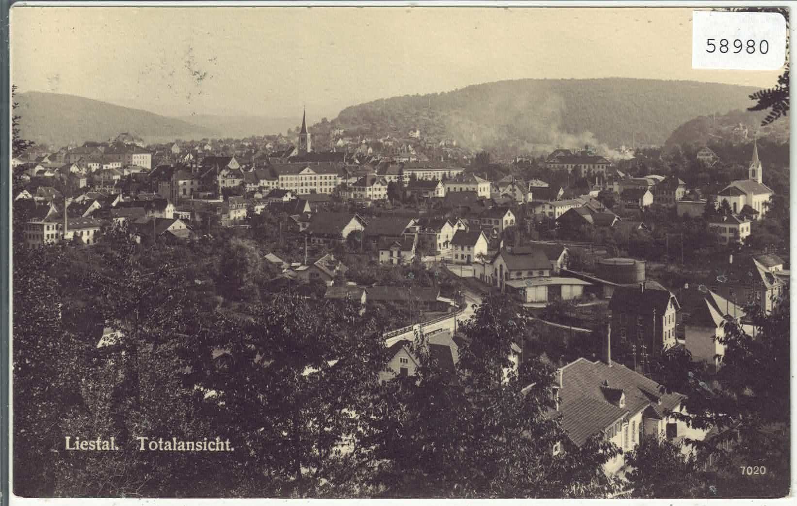 Cartes postales: Liestal - Totalansicht – D'occasion à Ettingen par Kartenplanet