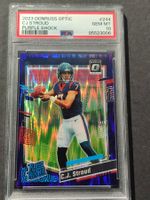 CJ Stroud Purple Shock Optic Rated Rookie RC PSA 10 Texans