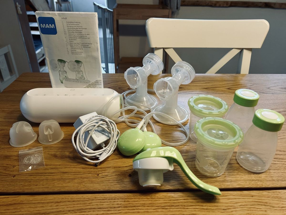 Mam Accessori per l’allattamento: MAM Milchpumpe Doppel 2in1 – Usato da Wattenwil venduto da an.pe21